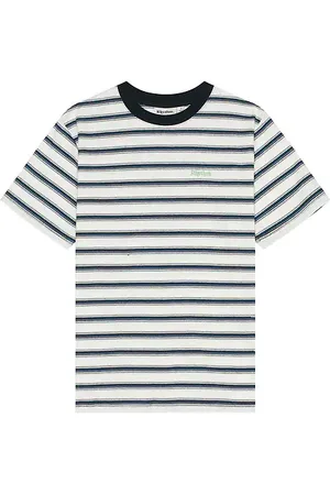 Rhythm Camiseta a rayas everyday en color blanco talla L en - White. Talla L (también en M, S, XL/1X).