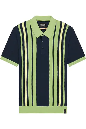 Scotch&Soda Structured polo en color azul marino talla L en - Navy. Talla L (también en M, S, XL/1X).