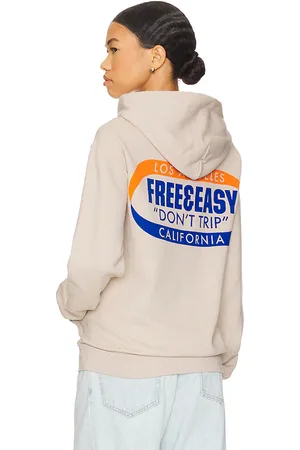 Free & Easy Sudadera highway en color crema talla L en - Cream. Talla L (también en M, S, XL/1X).