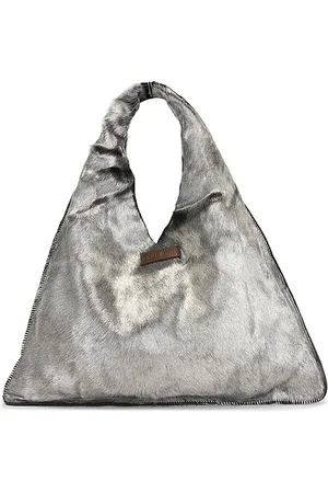 8 Other Reasons Bolso hobo holgado luxe en color plateado metálico talla all en - Metallic Silver. Talla all.