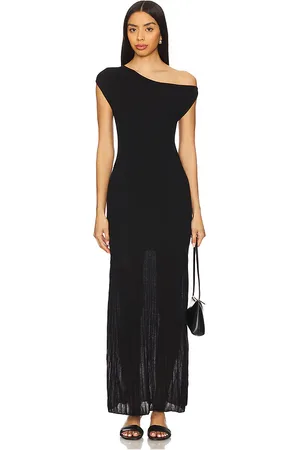 4th & Reckless Vestido punto nyola en color talla L en - Black. Talla L (también en M, S, XS).