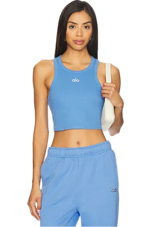 alo Top sin mangas aspire en color azul talla L en - Blue. Talla L (también en M, S, XS).