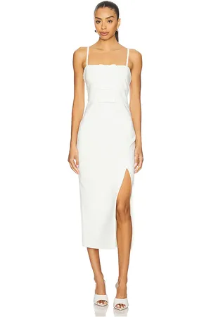 LIKELY Vestido ayla en color talla 0 en - White. Talla 0 (también en 00, 10, 12, 2, 4, 6, 8).