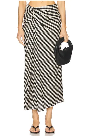 A.L.C. Falda jean en color negro talla 0 en - Black. Talla 0 (también en 10, 12, 2, 4, 6, 8).