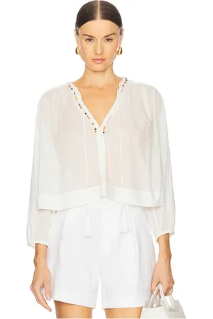 A.L.C. Jodie top en color talla L en - White. Talla L (también en M, S, XS).