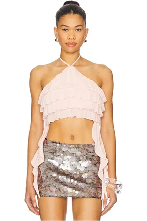 AFRM Agia top en color rosado talla 1X en - Pink. Talla 1X (también en 2X, 3X, L, M, S, XL, XS, XXL, XXS).