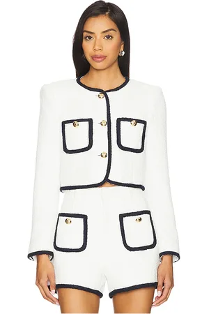 Cinq A Sept Chaqueta auden en color blanco talla 0 en - White. Talla 0 (también en 00, 10, 12, 2, 4, 6, 8).