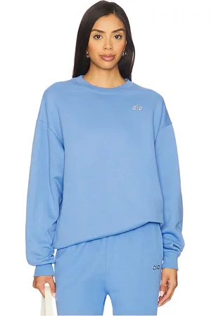 alo Sudadera accolade en color bebe azul talla L en - Baby Blue. Talla L (también en M, S, XS).