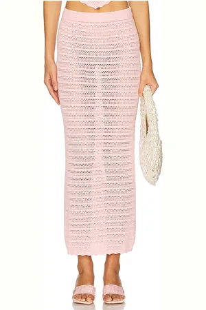 AFRM Falda dorota en color rosado talla L en - Pink. Talla L (también en M, S, XL, XS, XXL, XXS).