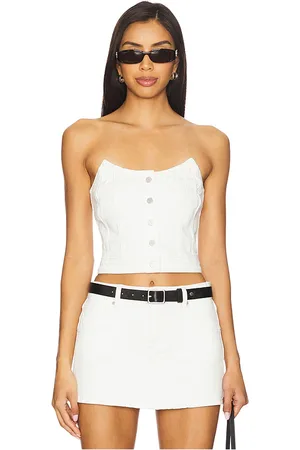ABrand Angel bustier top en color talla L en - White. Talla L (también en M, S, XL, XS).