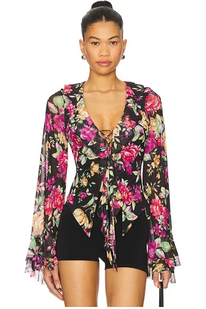 AFRM Cadence top en color rosado talla L en - Pink. Talla L (también en M, S, XL, XS, XXL, XXS).