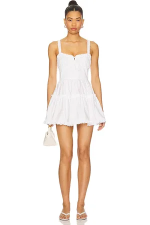 Delfi Vestido aidette en color talla L en - White. Talla L (también en M, S, XL, XS).
