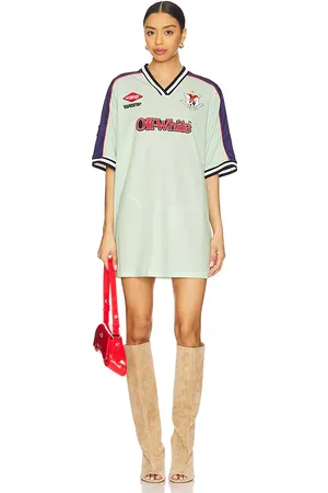 OFF-WHITE Minivestido soccer en color verde talla XS en - Green. Talla XS (también en XXS).