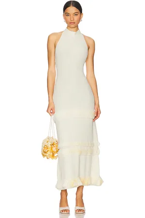 ALEXIS Vestido ines en color crema talla L en - Cream. Talla L (también en M, S, XS).
