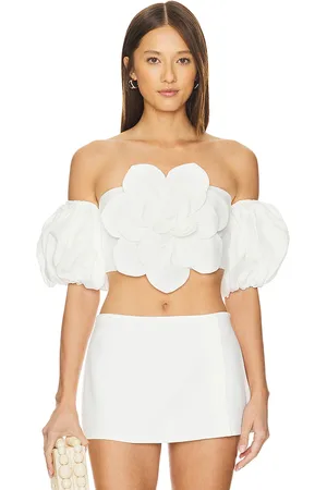 Yumi Kim Keira top en color talla S en - White. Talla S (también en M, XS).