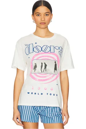 DAYDREAMER Camiseta the doors 1968 world tour en color blanco talla L en - White. Talla L (también en M, S, XL, XS).
