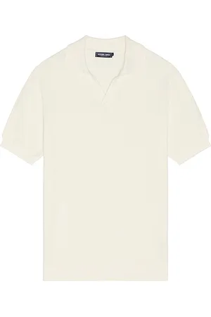 Frescobol Carioca Rino str salt and pepper stitch polo en color talla L en - . Talla L (también en M, S, XL/1X).