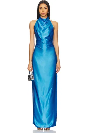 Amanda Uprichard Vestido marcine en color royal talla L en - Royal. Talla L (también en M, S, XL, XS).