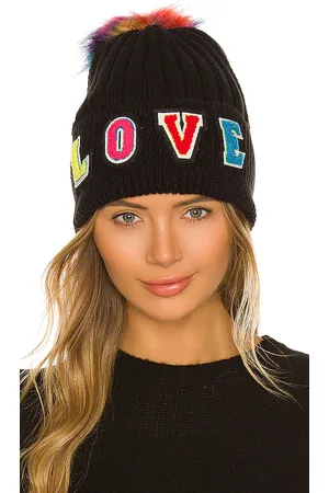 JOCELYN Sombrero knitted love en color talla all en - Black. Talla all.