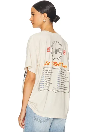 DAYDREAMER Camiseta midland let it roll tour merch en color blanco talla L en - White. Talla L (también en M, S, XL, XS).