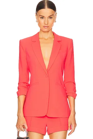 Cinq A Sept Khloe blazer en color coral talla 6 en - Coral. Talla 6 (también en 8).