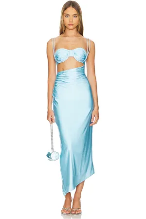 Baobab Maxivestido lula en color bebe azul talla S en - Baby Blue. Talla S (también en M).