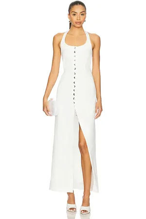 SELMACİLEK Vestido midi en color talla M en - White. Talla M (también en S, XS).