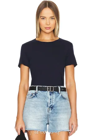 Cotton Citizen Camiseta classic en color azul marino talla S en - Navy. Talla S (también en XS).