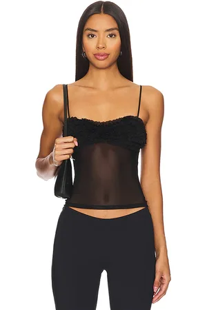 MORE TO COME Carmine cami top en color talla L en - Black. Talla L (también en XL).
