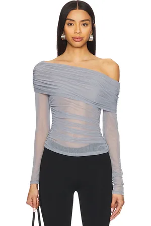 House of Harlow X revolve odella top en color azul talla L en - Blue. Talla L (también en M, XXS).