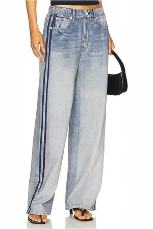 RAG&BONE Pantalón de chándal ancho miramar en color azul talla L en - Blue. Talla L (también en M, S, XL, XS, XXS).