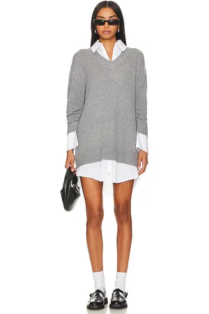 Cinq A Sept Vestido santina en color gris talla M en - Grey. Talla M (también en XS).