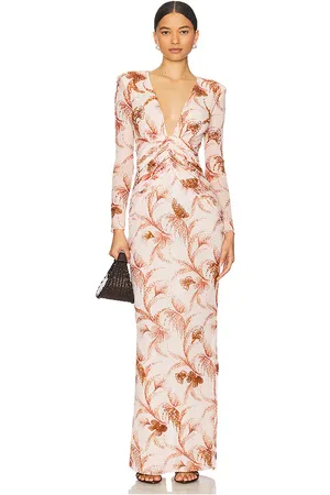 PATBO Maxivestido sunset en color ,brown talla 0 en - ,Brown. Talla 0 (también en 4, 6, 8).