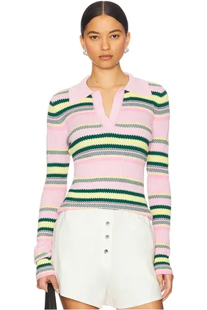 MONSE Top a rayas en color rosado talla L en - Pink. Talla L (también en M, S, XS).