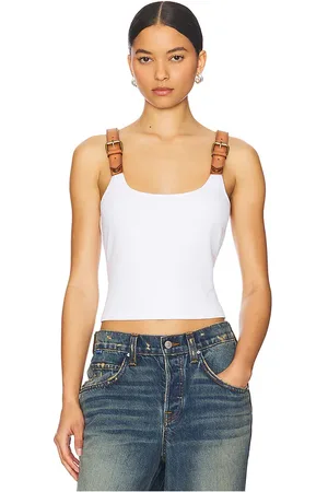 MONSE Camiseta sin mangas con tirantes de cuero en color talla L en - . Talla L (también en M, S, XS).