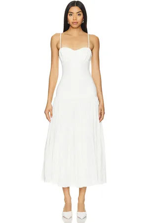 Nicholas Vestido midi salem broomstick en color negro talla 10 en - Black. Talla 10 (también en 8).