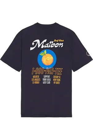 Malbon Golf Camiseta con bolsillos gd en color talla L en - Navy. Talla L (también en M, S, XL/1X).