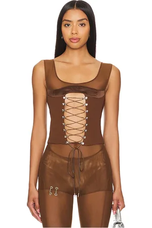 Sketch-Y Corsé erotica en color talla L en - Brown. Talla L (también en M).