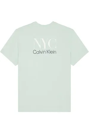 Calvin Klein Camiseta embroidered en color hierbabuena talla L en - Mint. Talla L (también en M, S, XL/1X).