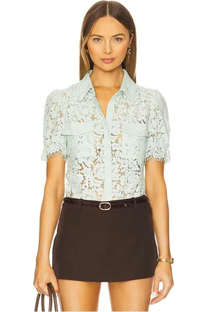 Generation Love Camisa mina en color verde salvia talla L en - Sage. Talla L (también en M, S, XL, XS).