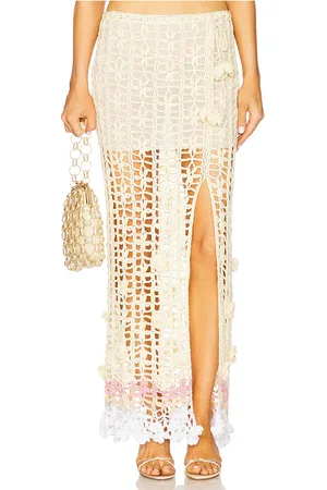 ANDREEVA Falda maxi skirt en color crema talla L en - Cream. Talla L (también en M, S, XL, XS).