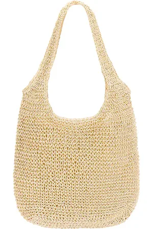 8 Other Reasons Bolso holgado de rafia en color beige talla all en - Beige. Talla all.