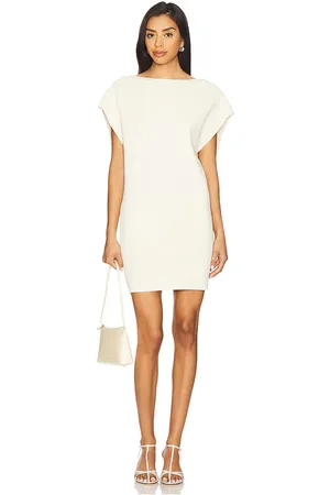 EAVES Vestido rebecca en color crema talla L en - Cream. Talla L (también en M, S, XL, XS).
