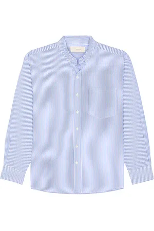 Jeanerica Camisa theo en color azul talla L en - Blue. Talla L (también en M, S, XL/1X).
