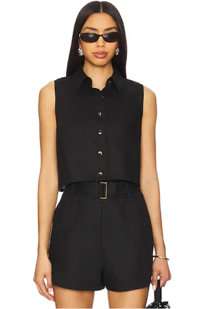 Hevron Katja top en color talla S en - Black. Talla S (también en XL).