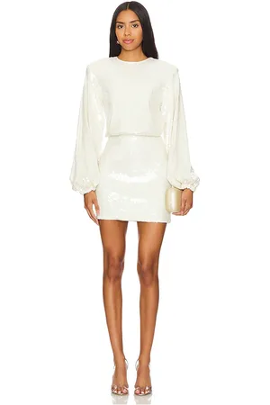 ROTATE Vestido en color ivory talla 34 en - Ivory. Talla 34 (también en 32).