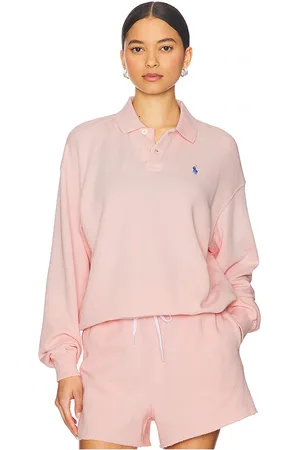 Ralph Lauren Sudadera de punto tipo polo island fleece knit en color rosado talla L en - Pink. Talla L (también en M