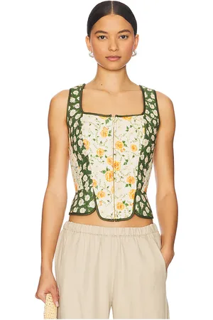 Agua Bendita Top sin mangas sinclair en color verde talla L en - Green. Talla L (también en M, S).