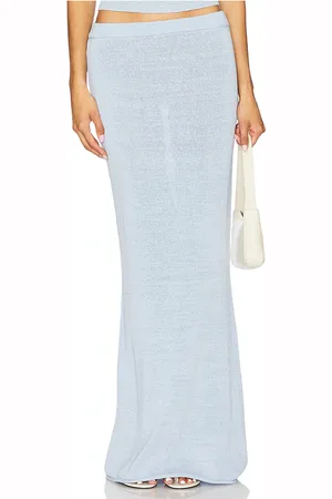 SER.O.YA Falda maxi kora en color bebe azul talla L en - Baby Blue. Talla L (también en M, S, XL, XS, XXS).