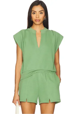 Nation LTD Lenon top en color verde talla L en - Green. Talla L (también en M, S, XL/1X, XS).